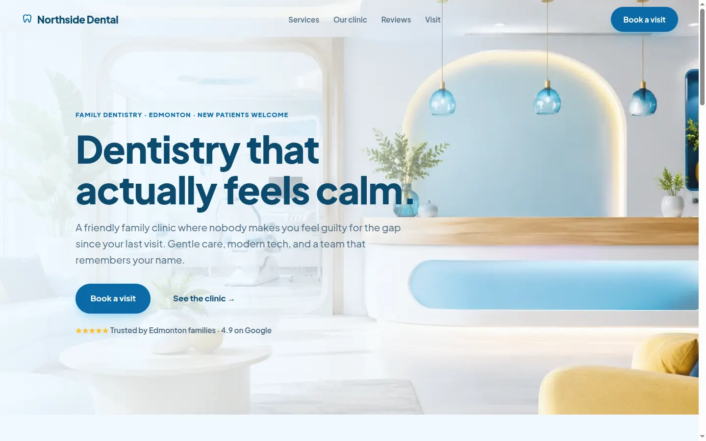 Northside Dental website